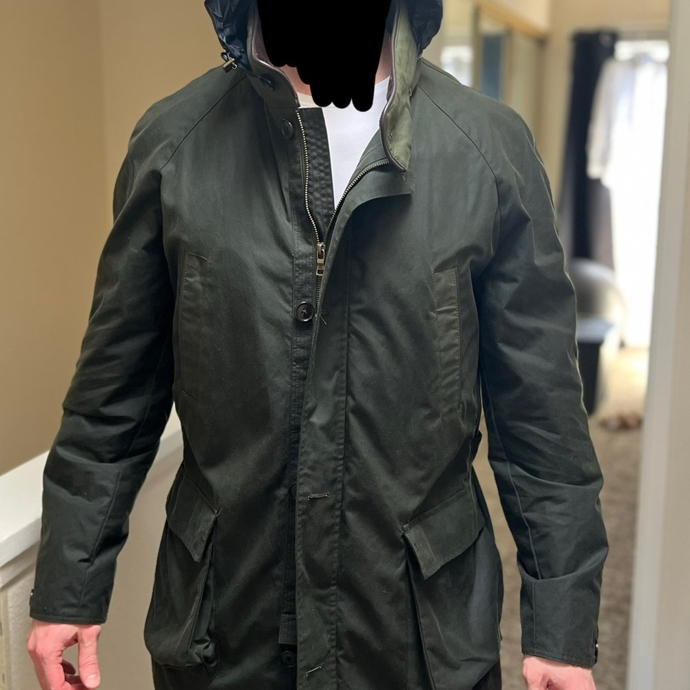 Brooks Brothers Shell Jacket w Zip in Hood XL